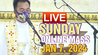 QUIAPO CHURCH FILIPINO LIVE MASS TODAY JAN 72024 [upl. by Ynahirb591]