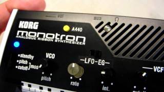 KORG monotron 440Hz tone generator [upl. by Omero]