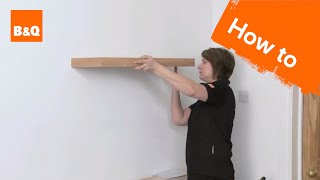 How to put up a floating shelf [upl. by Aneras741]