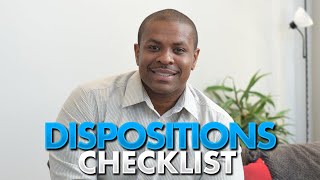 Wholesaling Dispositions FREE Checklist [upl. by Ayotas467]