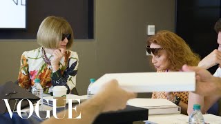 Anna Wintour amp Diane von Furstenberg Decide the Fashion Fund Finalists  Vogue [upl. by Nalad]