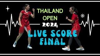 Final thailand open 2024  live score [upl. by Nahtan]