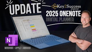 New Features for 2025 OneNote Digital Planner [upl. by Ignacia]