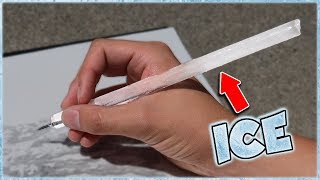 Can You Draw With A Pencil Made Of Ice [upl. by Lyndsey]