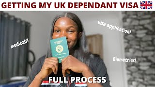 HOW I GOT MY UK DEPENDENT VISA FROM NIGERIA  STEPBYSTEP PROCESS IOMVISA APPLICATIONBIOMETRICS [upl. by Aoht]