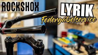 RockShox  Federgabelservice Yari Pike Lyrik Revalation Zeb AUSFÜHRLICHER WORKSHOP [upl. by Ajet871]