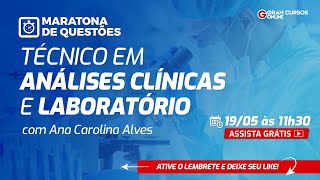 Maratona de questões – Técnico em análises clinicas e Técnico em laboratório [upl. by Mita812]