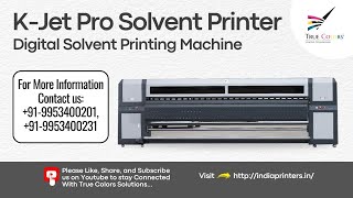 K Jet Pro Solvent PrinterIndias Most Trusted Solvent Printer solventprinter solventprinting [upl. by Phonsa]