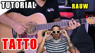 Cómo tocar TATTO  REMIX de RAUW ALEJANDRO y CAMILO en Guitarra Tutorial  PDF GRATIS [upl. by Fitts]