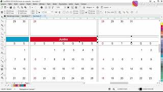 Como criar um calendário  CorelDraw  SUPER FÁCIL [upl. by Conni881]