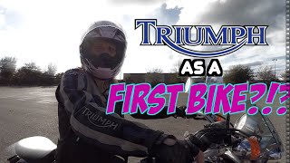 Triumph as a First Motorcycle [upl. by Nevil]