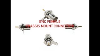 BNC Female Chassis Mount Connector  304 [upl. by Niletak76]