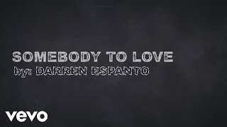 Darren Espanto  Somebody to love lyric video [upl. by Burhans]