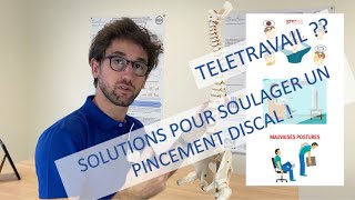 Comment soulager un pincement discal [upl. by Ecirehs]