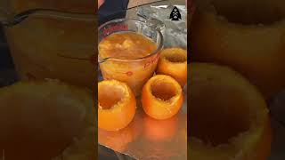 THE BEST CAMPFIRE DESSERT ORANGE PEEL CUP CAKES campfirecooking diy howto outdoorlife [upl. by Russi]