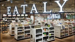 Eataly Italy Store 🇮🇹🍕🍝 Tienda Gourmet Italiana historia Restaurante Postes Dallas Texas 🇺🇸 [upl. by Elehcor]