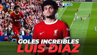 GOLES DE LUIS DIAZ CON EL LIVERPOOL QUE IMPRESIONARON AL MUNDO [upl. by Olcott]