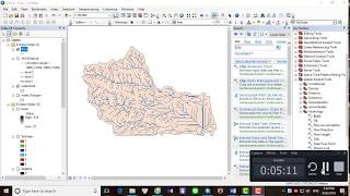 2 delineate watershed in ArcGis part 1 [upl. by Divan261]