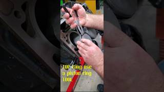 Piston Ring Installation and Settings lsengines carengines autobody [upl. by Fridlund389]