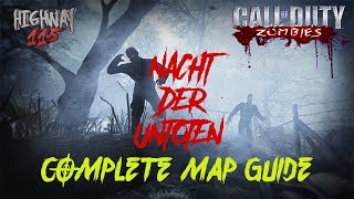 NACHT DER UNTOTEN  COMPLETE MAP GUIDE BO3 ZOMBIES [upl. by Aicirtam]