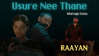 Usure Nee Thane  Whatsapp Status  Piano Version  Raayan  A R Rahman  Dhanush  MS Dharani [upl. by Zsa]