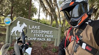 Central Florida Dual Sport Ride and Camping Lake Kissimmee State Park [upl. by Ahtnahc]