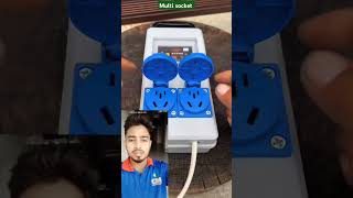 Smart multi socket 32 Ashorts electrical socket cable [upl. by Annaiek]