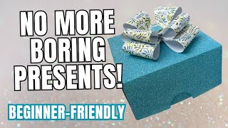 Sparkling Surprise DIY Glitter Gift Box Paper Craft Tutorial [upl. by Jann862]