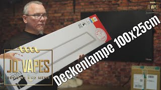 EGLO LED Deckenleuchte Bottazzo Deckenlampe 100x25cm UNBOXING [upl. by Botti]