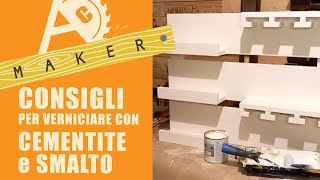 Utili e semplici consigli per verniciare con smalto e cementite [upl. by Kerby]