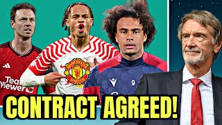 2 Early Signings Incoming Zirkzee To AGREE Terms W Man Utd Evans Contract Agreed [upl. by Neeroc]