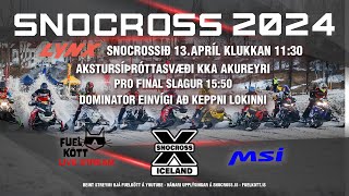 LYNX SNOCROSS AKUREYRI 13 APRÍL 2024 [upl. by Anirad327]