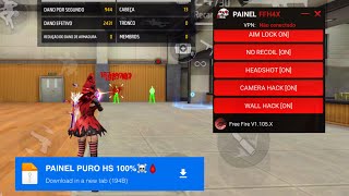 PAINEL AIMBOT👻XIT EXTERNAL PURO IPHONEANDROID HEADTRICK 100 HS✅☠️ipa antban regedit mobile gratis [upl. by Fendig]