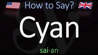 How to Pronounce Cyan CORRECTLY Meaning amp Pronunciation [upl. by Alexander]