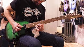 NAMM 2019  Ibanez MSM100  Playthrough Marco Sfogli Signature AZ [upl. by Kurr]