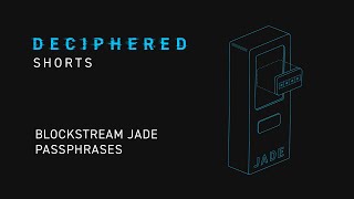 Blockstream Jade Passphrases [upl. by Baese957]