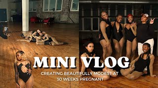 CREATING AT 30 WEEKS PREGNANT  Behind the Scenes Process  Full Visual [upl. by Eiclud]