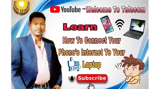 How to connect wifi in your computer by mobile satish Chauhan [upl. by Adnilram]