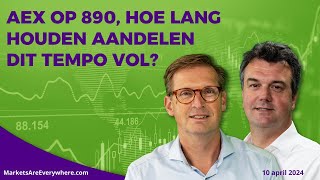 AEX op 890 hoe lang houden aandelen dit tempo vol [upl. by Duster131]