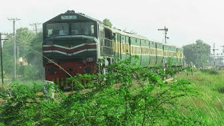 Pakistan Railways Manual Signal System  Trains Picking PLC Chak Jhumra Railroad Pakistan Railways [upl. by Buerger747]