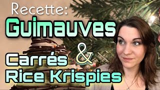 Recette de Guimauve et Carrés Rice Krispies [upl. by Eissel]