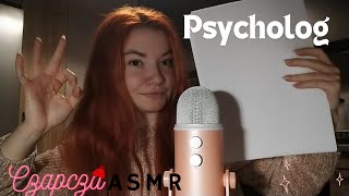 ASMR Po Polsku PSYCHOLOG WYKŁADOWCA  pisanie szeptanie  ROLEPLAY [upl. by Eustazio]