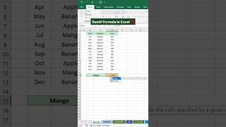 Excel Sumif formula ‼️ Try this Excel formula trick 🤩 Excel excelformula exceltips msexcel [upl. by Claiborne661]