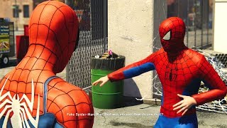 Fake SpiderMan Encounter in SpiderMan PS4 [upl. by Eerb]