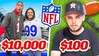 2HYPE 10000 vs 100 NFL Experience [upl. by Nannoc]