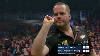 Final European Darts Open 2023 Gerwyn Price vs Dirk Van Duijvenbode [upl. by Ozzy892]