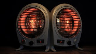 😴 Twin Fan Heater Sounds with Convector Fan Noise for Easy Sleep [upl. by Liuqnoj]