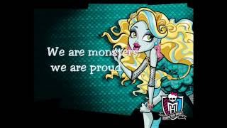 Monster High  We are monsters Lyrics [upl. by Adora196]