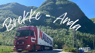 Scania S580  Driving from Brekke to Anda ferry dock 4K 60fps [upl. by Ynna357]