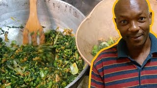 How To Cook Jamaican Callaloo Vegan Breakfast Quick amp Easy Recipe [upl. by Gewirtz]